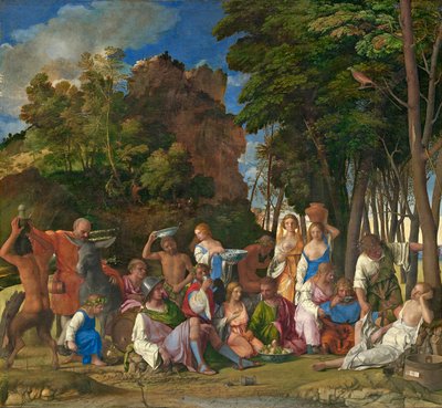 The Feast of the Gods, 1514-29 by Tiziano Vecelli